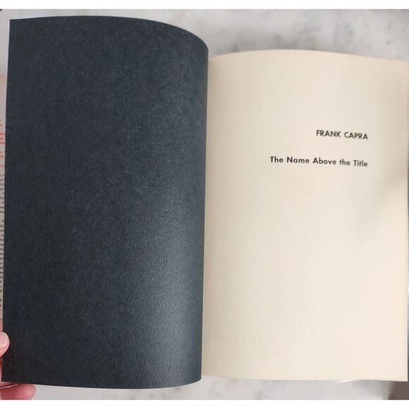 Frank Capra The Name Above The Title: An Autobiography Hardcover Hollywood Book - Picture 5 of 16